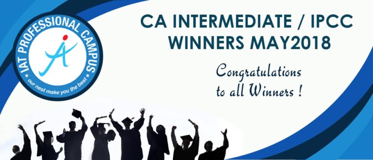 Read more about the article CA INTERMEDIATE / IPCC WINNERS MAY 2018