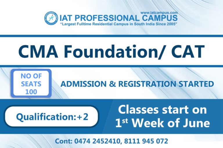Read more about the article CMA Foundation / CAT June Batch  2019