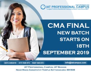 Read more about the article CMA Final Batch 2019
