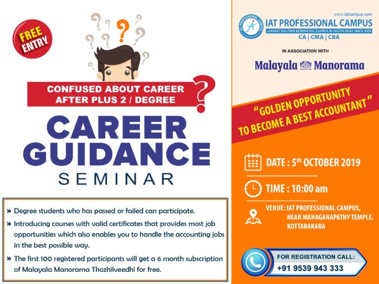 Read more about the article Free Career Guidance Seminar
