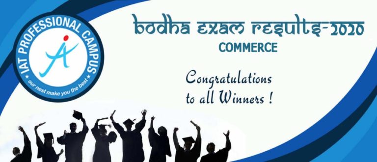 Read more about the article BODHA SCHOLARSHIP COMMERCE RESULTS – 2020