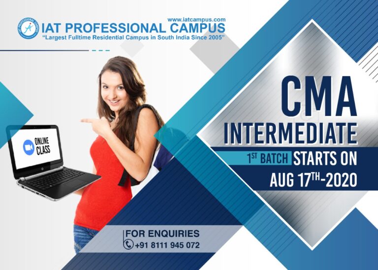 Read more about the article CMA Intermediate 1st Batch – Online Class